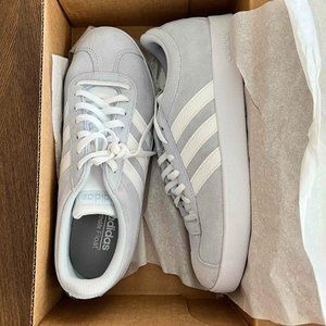 Size 8.5 Women's - Adidas VL Court 2.0 - light grey/blue - New in Box